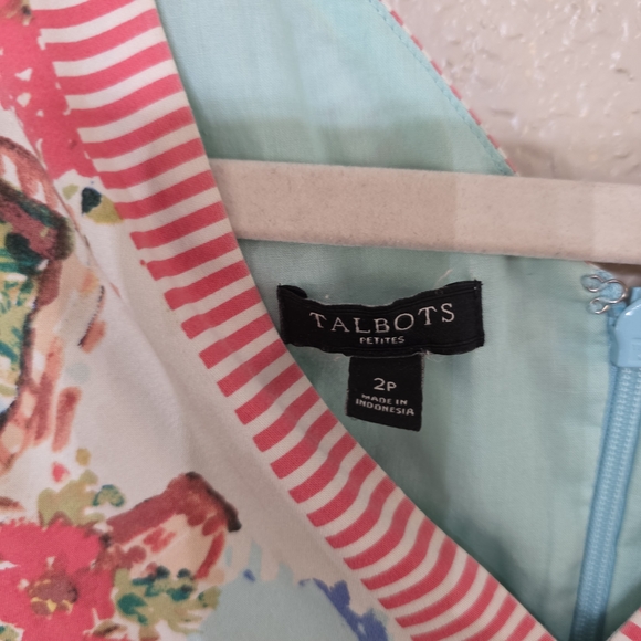 Talbots Italian Inspired Print Dress - Picture 2 of 6